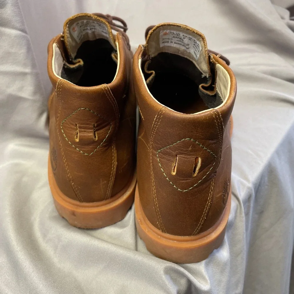 Timberland Earthkeepers Larchmont II Waterproof Chukka Boots Brown Men 7 Dadcore